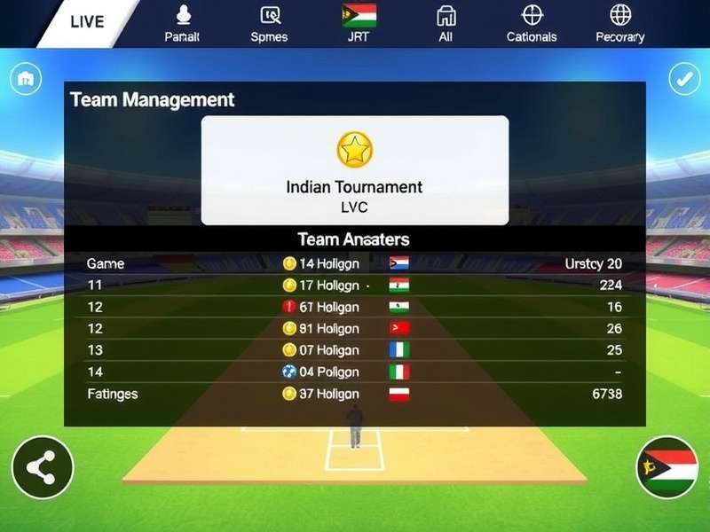 Indian Cricket Dynamo Pro Game Screenshot